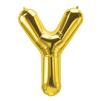 16&quot; Foil Balloon Gold Letter Y, PBN59544