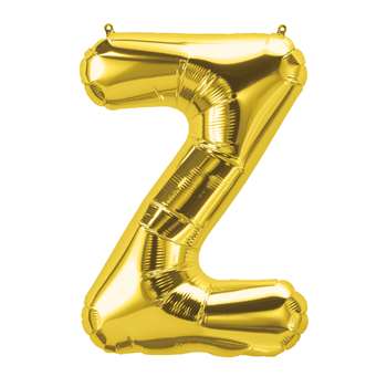 16&quot; Foil Balloon Gold Letter Z, PBN59546