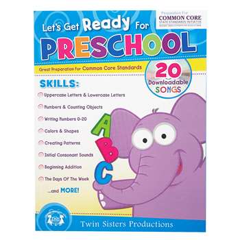 Ready For Pre K Bind Up Workbook, PBSTW4041