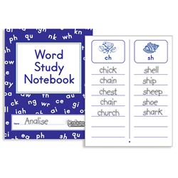 Word Study Notebook 20/Pk, PC-1265
