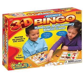 3-D Phonics Bingo, PC-5279
