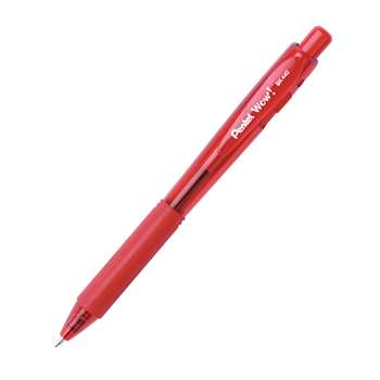 Wow Red Retractable Ball Point Pen By Pentel Of America