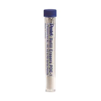 Pentel Champ 5Pk Refill Erasers For Mechanical Pen, PENPDE1