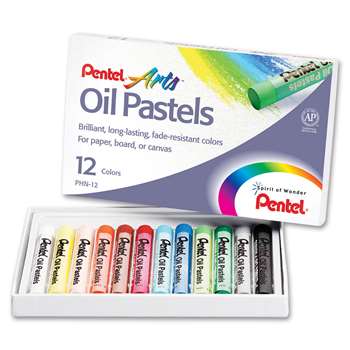 Pentel Oil Pastels 12 Ct By Pentel Of America