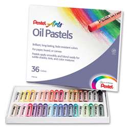 Pentel Oil Pastels 36 Ct By Pentel Of America
