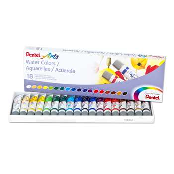 18 Color Pentel Arts Watercolor Set, PENWFRS18