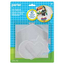 Basic Shapes Clear Pegboards 5Pk Small & Large, PER22750