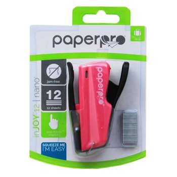 Paperpro Nano Miniature Stapler Pink By Paper Pro Accentra
