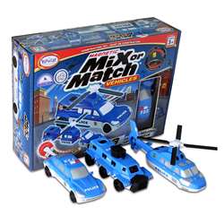 Magnetic Vehicles Police Mix Or Match, PPY60316