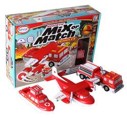 Magnetic Vehicles Fire & Rescue Mix Or Match, PPY60317