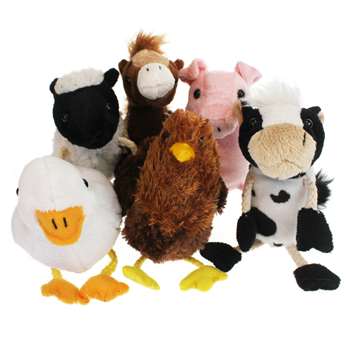 Farm Animals Finger Puppets 6St, PUC002021