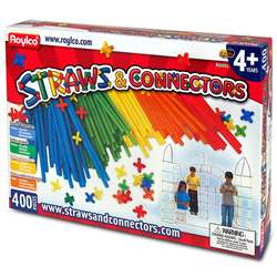 Straws & Connectors 400Pcs By Roylco