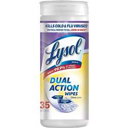 Lysol Dual Action Wipes - RAC81143