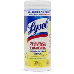 Lysol Lemon/Lime Disinfect Wipes - RAC81145
