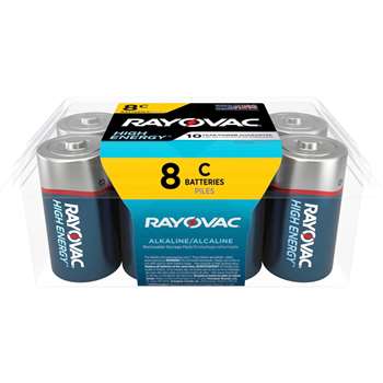 Rayovac High-Energy Alkaline C Batteries - RAY8148PP