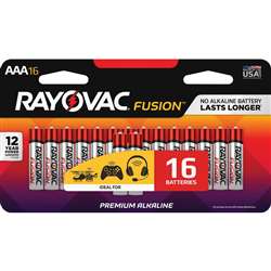 Rayovac Fusion Alkaline AAA Batteries - RAY82416LTFUSK