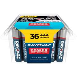 Rayovac High Energy Alkaline AAA Batteries - RAY82436PP