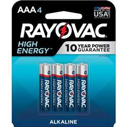 Rayovac High Energy Alkaline AAA Batteries - RAY8244T