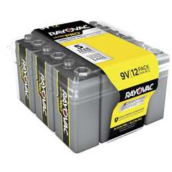 Rayovac 9-Volt Ultra-Pro Alkaline Battery - RAYAL9V12PPJ