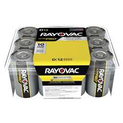 Rayovac Ultra Pro Alkaline D Batteries - RAYALD12PPJ
