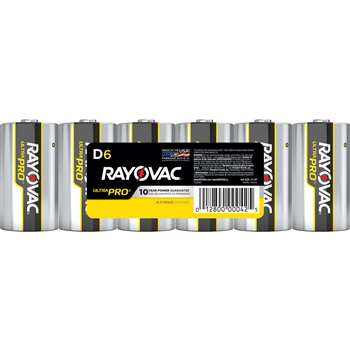 Rayovac Ultra Pro D Batteries - RAYALD6