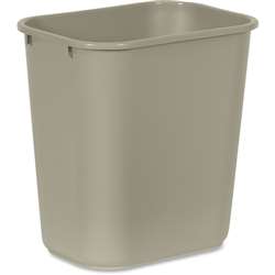 Rubbermaid Commercial 28 QT Medium Deskside Wastebasket - RCP295600BG