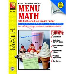 Menu Math Ice Cream Parlor Book-2 Multi By Remedia Publications