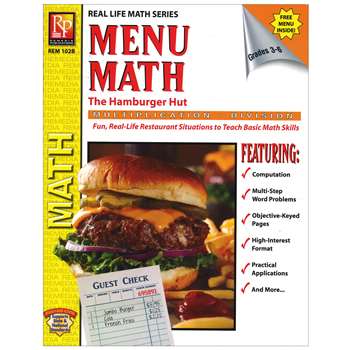 Menu Math Hamburger Hut Book-2 Multi Standard Iv By Remedia Publications