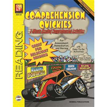 Comprehension Quickes Reading Level 1 By Remedia Publications