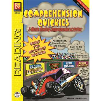 Comprehension Quickes Reading Level 2 By Remedia Publications