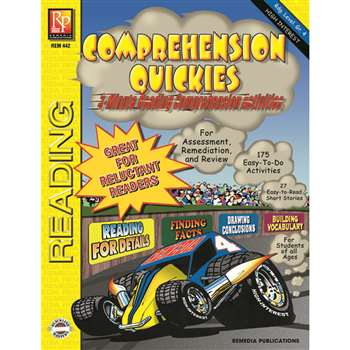 Comprehension Quickes Reading Level 4 By Remedia Publications