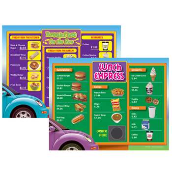 Drive Thru Menu Math 6Pk Extra Menus Gr 3 By Remedia Publications