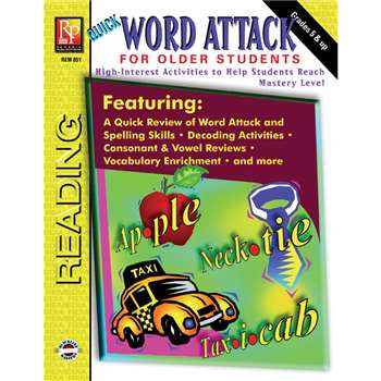 Word Attack For Older Students By Remedia Publications