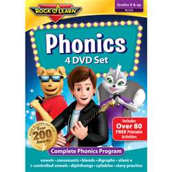 Rock N Learn Phonics 4 DVD Set, RL-329