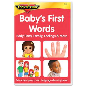 Babys First Words DVD Body Parts Family Feelings &, RL-333