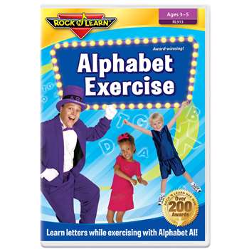 Alphabet Exercise Dvd By Rock N Learn