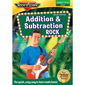 Addition Subtraction Rock On Dvd By Rock N Learn