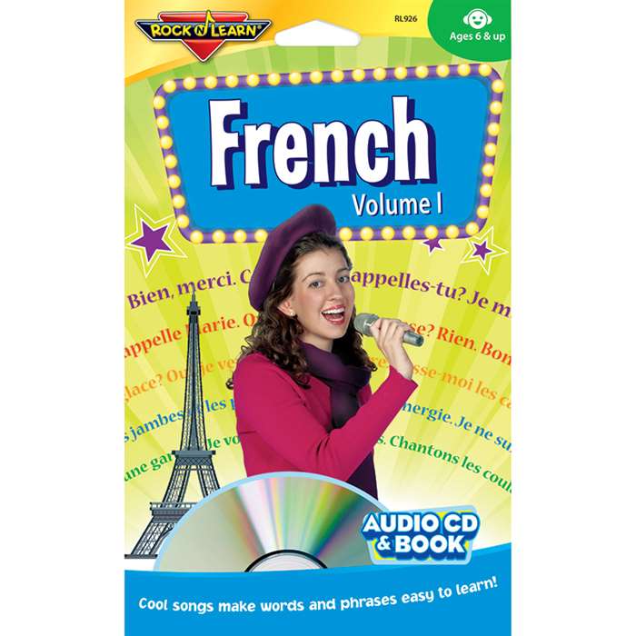 French Vol 1 Cd + Book By Rock N Learn