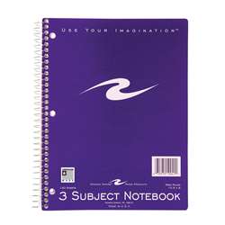 Spiral Notebook 3 Subject 120 Pages, ROA10041