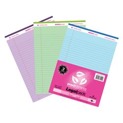 ENVIROSHADES LEGAL PADS 3 PACK - ROA74101