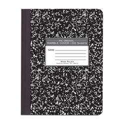 Marble Composition Book Black, ROA77230