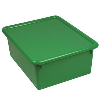 Stowaway Green Letter Box With Lid 13 X 10-1/2 X 5 By Romanoff Products