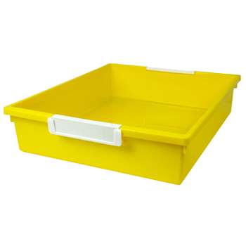 6Qt Yellow Tattle Tray Wlabel Hold, ROM53503
