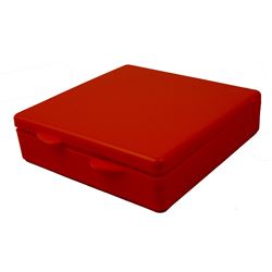 MICRO BOX 4X4X1IN RED - ROM60402