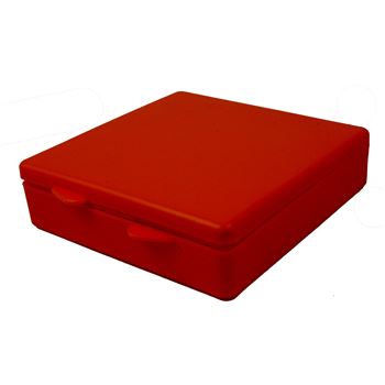 MICRO BOX 4X4X1IN RED - ROM60402