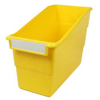 Yellow Shelf File With Label Holder Standard, ROM77203