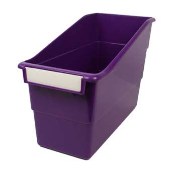 Purple Shelf File With Label Holder Standard, ROM77206