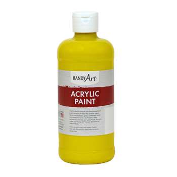 Acrylic Paint 16 Oz Chrome Yellow, RPC101010