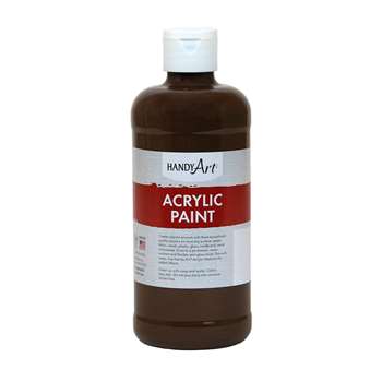 Acrylic Paint 16 Oz Burnt Umber, RPC101090