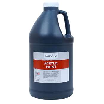 Acrylc Paint Half Gallon Mars Black, RPC102100